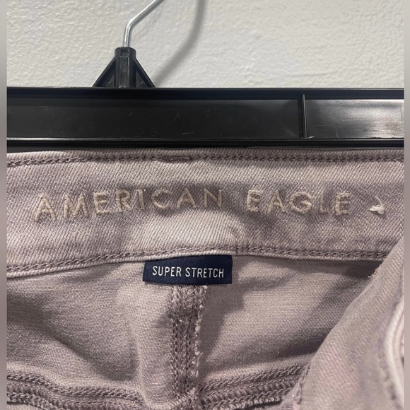 American Eagle Lavender Super Stretch Jeggings Sz 4 - Picture 3 of 7